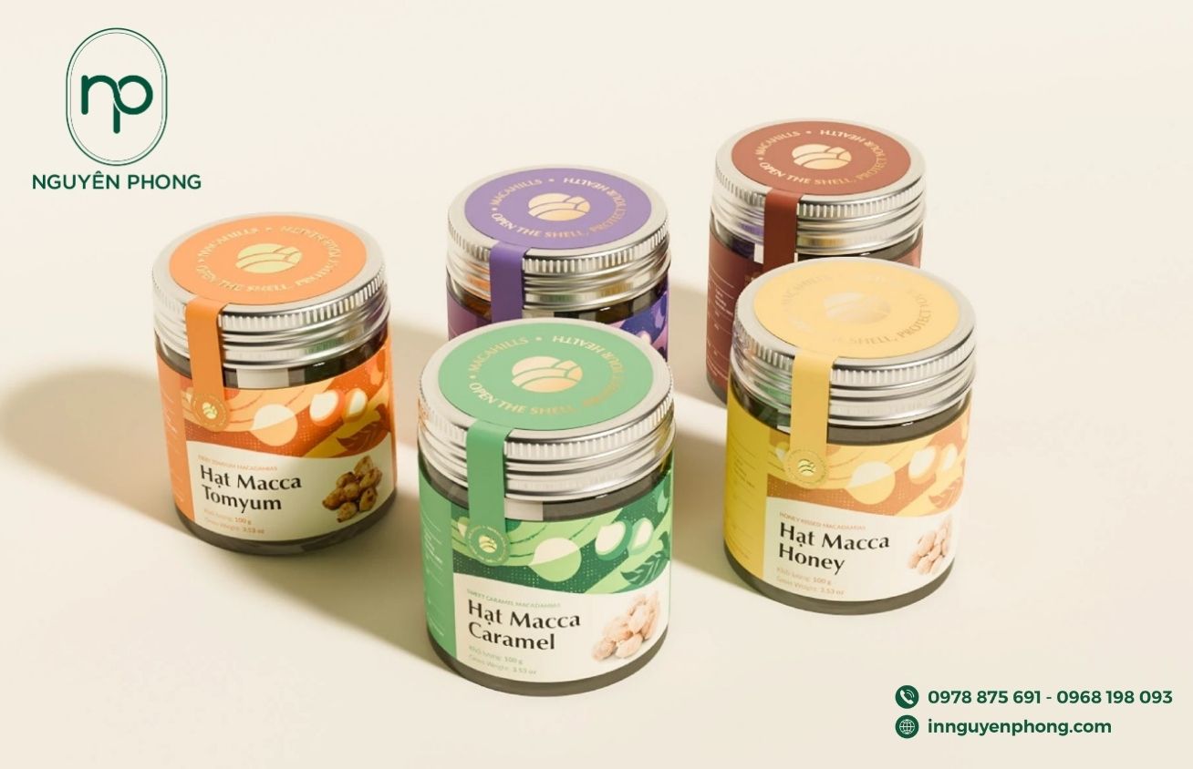 Thiết kế bao bì thực phẩm trên tem nhãn